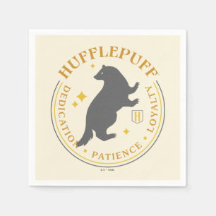 HUFFLEPUFF™ Badger House Pride Badge Napkin