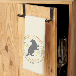 HUFFLEPUFF™ Badger House Pride Badge Tea Towel