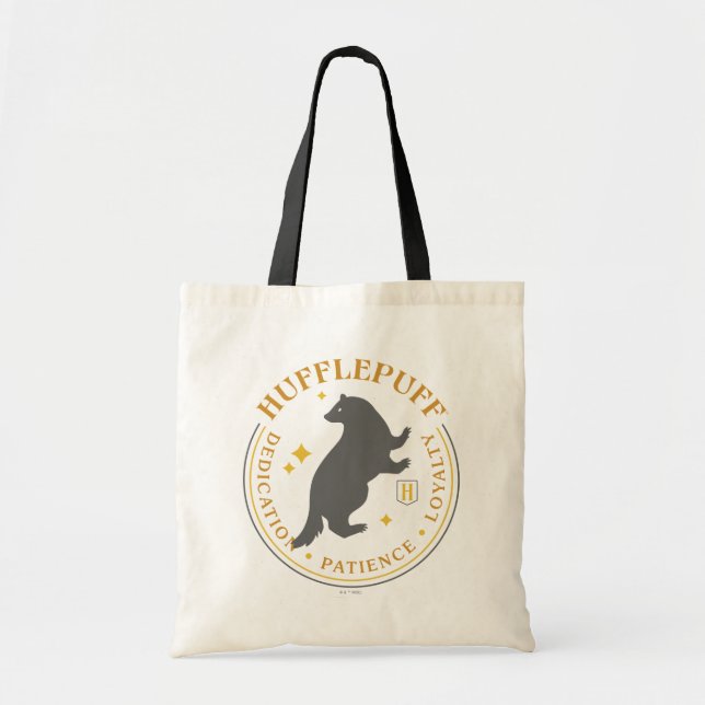 HUFFLEPUFF™ Badger House Pride Badge Tote Bag (Front)