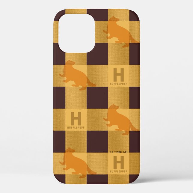 HUFFLEPUFF™ Check Plaid Pattern Case-Mate iPhone Case (Back)