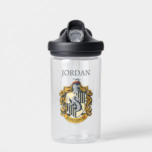 Hufflepuff Crest   Add Your Name Water Bottle