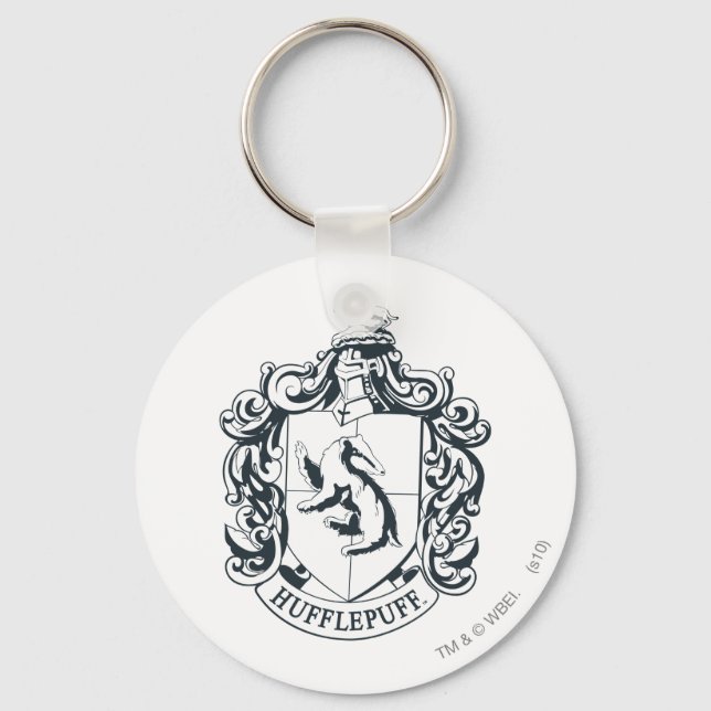 Hufflepuff Crest Key Ring (Front)