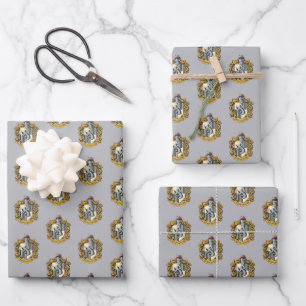 Hufflepuff Crest Wrapping Paper Sheet