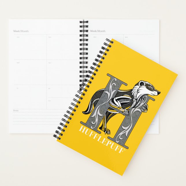 HUFFLEPUFF™ Crosshatched Emblem Planner (Display)