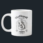 HUFFLEPUFF™ Dedication Patience Loyalty Crest Large Coffee Mug<br><div class="desc">Celebrate loyalty, patience, and unwavering dedication with this bold Hufflepuff™ crest design. Featuring the proud badger set within a classic shield, this striking artwork highlights the house’s defining traits — Dedication, Patience, and Loyalty — in a timeless, vintage-inspired layout. Rendered in signature house colors with detailed linework and subtle magical...</div>