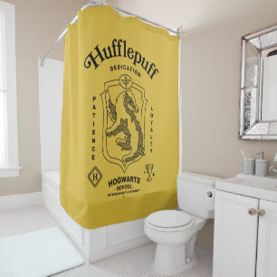 HUFFLEPUFF™ Dedication Patience Loyalty Crest Shower Curtain