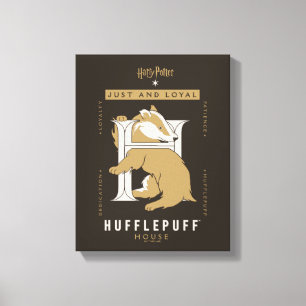 HUFFLEPUFF™ House Just And Loyal Canvas Print