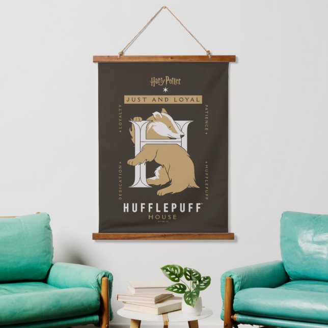 HUFFLEPUFF™ House Just And Loyal Hanging Tapestry (Living Room)