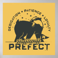 HUFFLEPUFF™ Prefect Badge