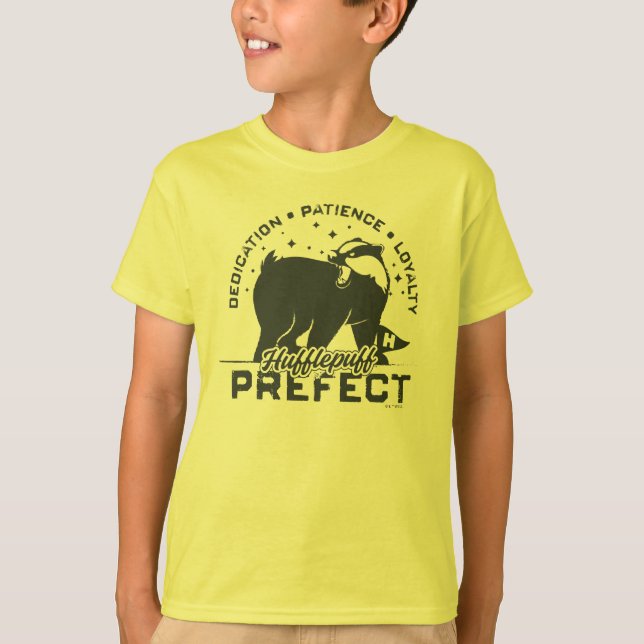 HUFFLEPUFF™ Prefect Badge T-Shirt (Front)