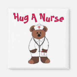 Hug A Nurse Magnet