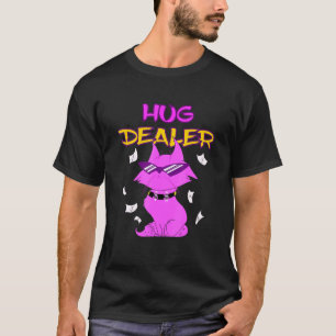 Hug Dealer Cat Music Festival Touchy Free Hugs Hug T-Shirt