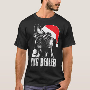 Hug Dealer Frenchie Christmas Xmas T-Shirt