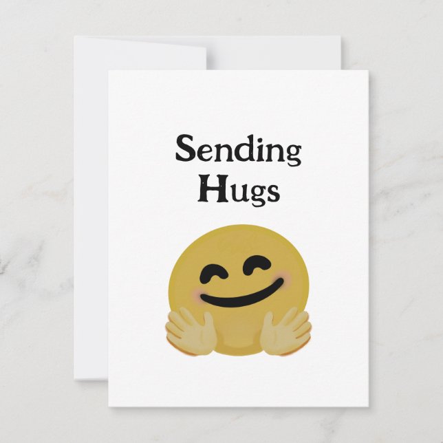 "Hug Emoji"  Card (Front)