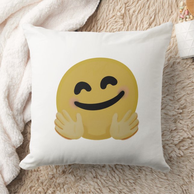 "Hug Emoji"  Cushion (Blanket)