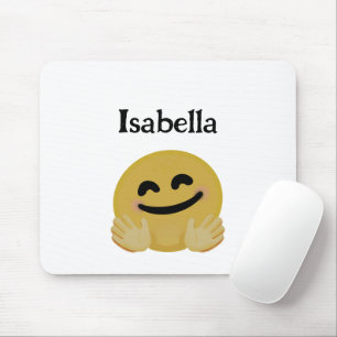 "Hug Emoji" Personalised Mouse Pad