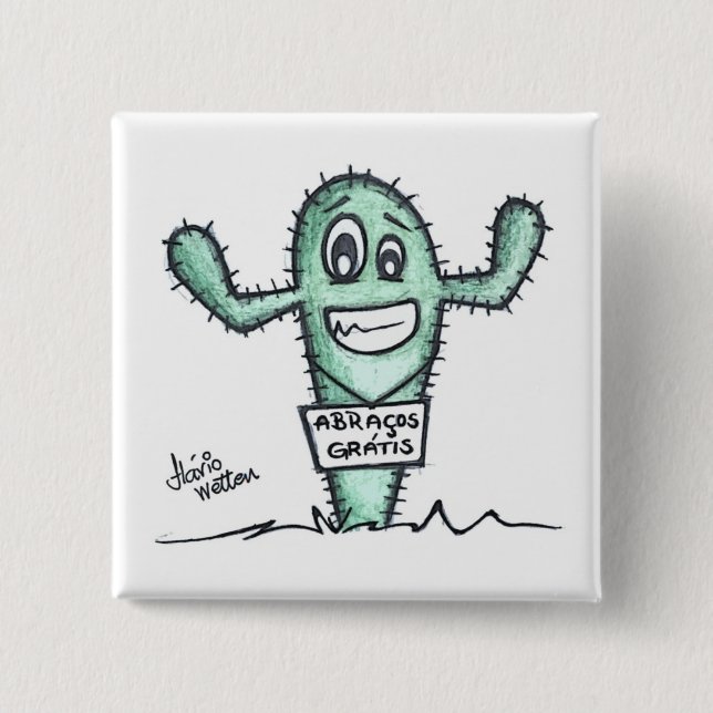 Hug Gratis 15 Cm Square Badge (Front)