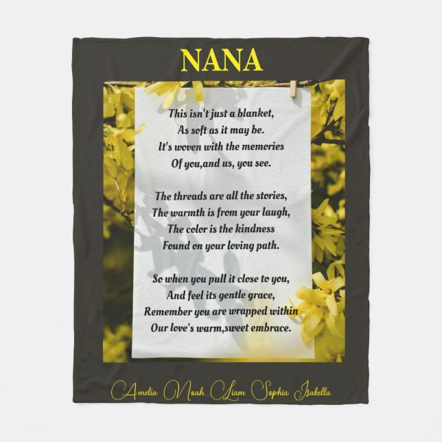 Hug in Blanket Form for Grandma (Front)