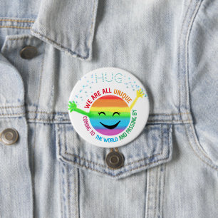 HUG LGBT PRIDE Sunshine 7.5 Cm Round Badge