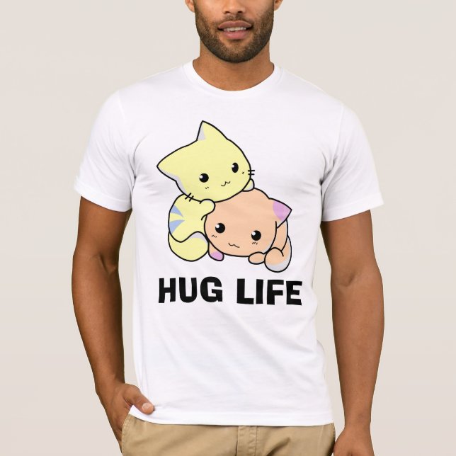 HUG LIFE, Cat T-shirts (Front)