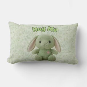 Hug Me Bunny Throw Pillow