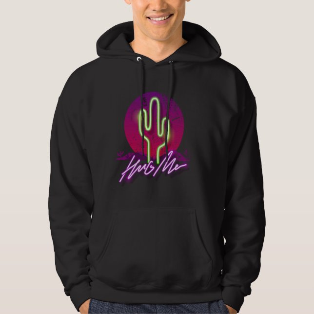 Hug Me Cactus Hoodie (Front)