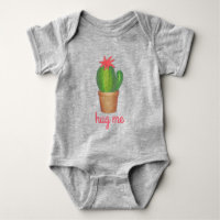 HUG ME Green Prickly Cactus Cacti Funny Plant
