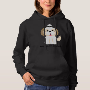 Hug Me I  M Adorable  Cute Shih Tzu Wbow Hoodie