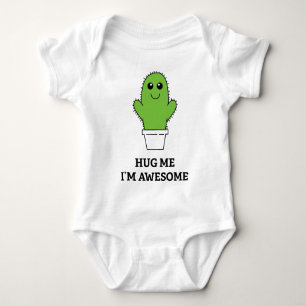 Hug Me I'm Awesome Baby Bodysuit