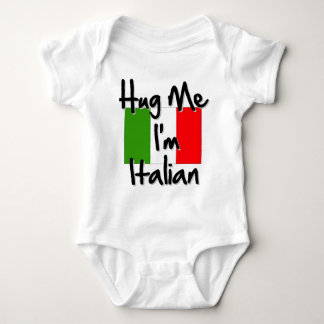 Hug Me I'm Italian Baby Bodysuit