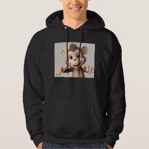 Hug me monkey hoodie