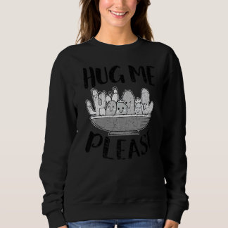 Hug Me Please Baby Cactus For Men Women Cute Plant Sweatshirt