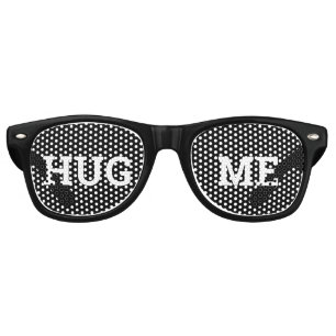 HUG ME retro Shades / Fun Party Sunglasses