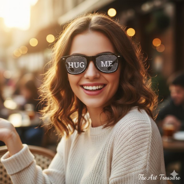 HUG ME retro Shades / Fun Party Sunglasses (Creator Uploaded)