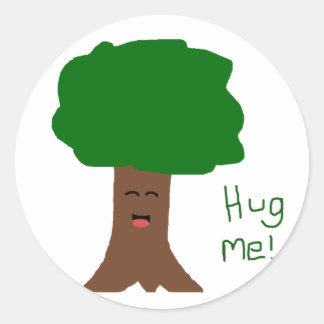 Hug Me Tree Sticker