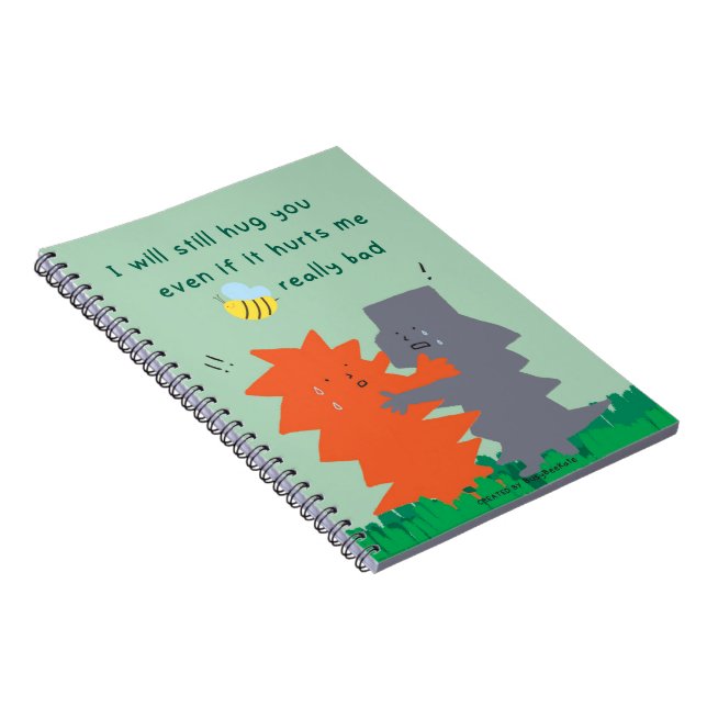 Hug note notebook (Right Side)