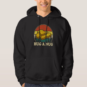 Hug Nug Chicken Nugget Fried Chicken   Boys Girls  Hoodie