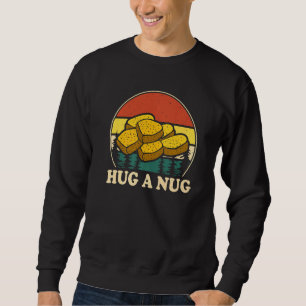 Hug Nug Chicken Nugget Fried Chicken  Boys Girls K Sweatshirt