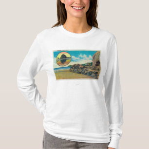 Hug Point at Cannon Beach and Haystack Rock T-Shirt