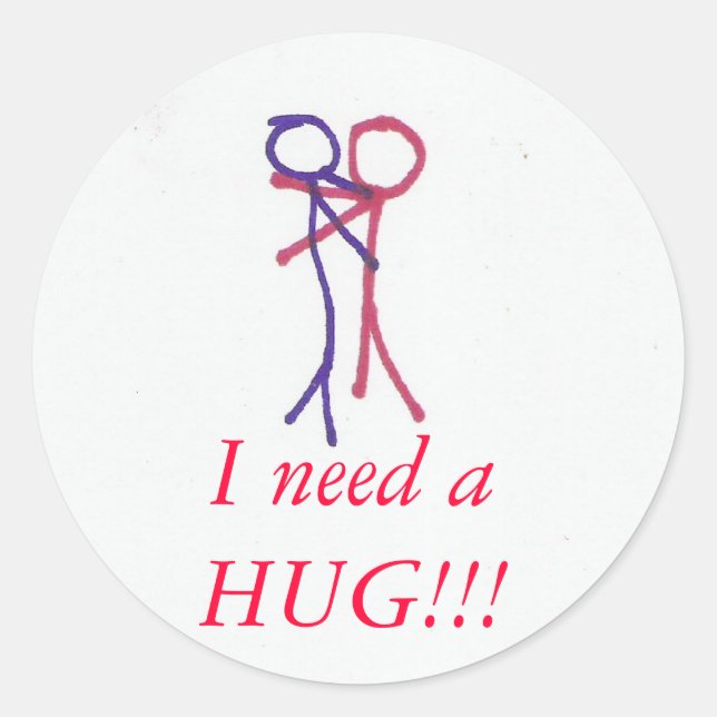 Hug, stickers (Front)