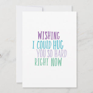 Hug You So Hard Quote Card