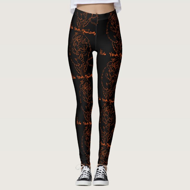 Hug Your Demons Leggings (Front)