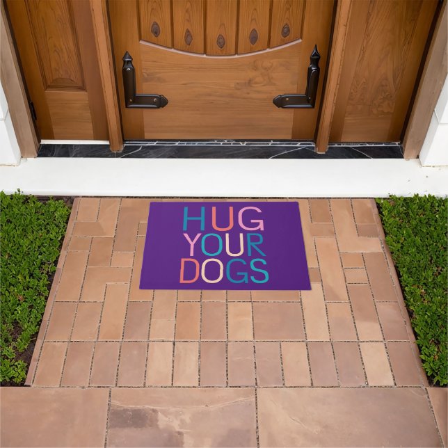 Hug your dogs doormat (Outdoor)