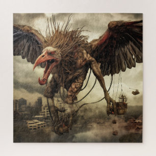 Huge Alien Bird Jigsaw Puzzle