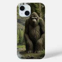 Huge Bigfoot sitting in the Woods