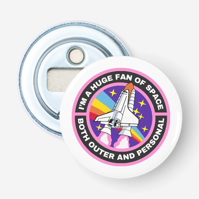 huge fan of space bottle opener (Front)