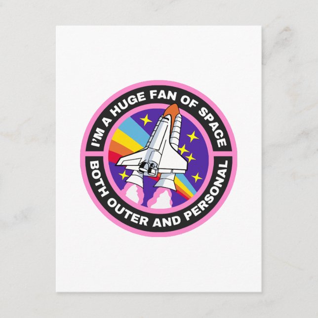 huge fan of space enclosure card (Front)