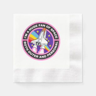 huge fan of space napkin