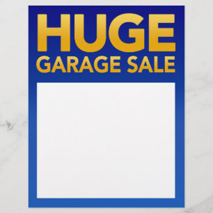 "Huge Garage Sale" Flyer Template
