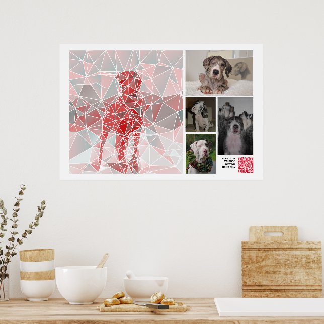 Huge Great Dane Puppy to sell poster (Kitchen)